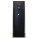Sentry Safe 10 gun steel security cabinet with internal shelf, three bolt locking with combination