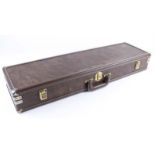 Browning vinyl gun case with reinforced corners, interior fitted for 30 ins barrels