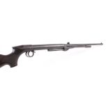 .177 BSA Improved Model D underlever air rifle, original sights, no. S70051 Trigger release a/f,