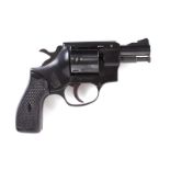 S5 .32 (S&W) Arminius revolver, 2½ ins barrel, 7 shot cylinder, plastic grips, no. 309091 Section