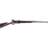 S58 14 bore Flintlock Charleville type musket, 32 ins steel barrel (shortened),