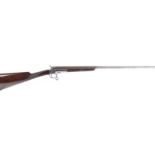 S2 .410 single hammer (former Rook & Rabbit rifle) by H. Holland, 27½ ins two stage barrel (