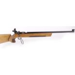 S1 .22 Vostock CM2 bolt action target rifle, 26¾ ins heavy barrel, tunnel and aperture sights,