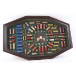 S2 Framed and glazed octagonal cartridge display board Purchasers Note: Section 2 licence