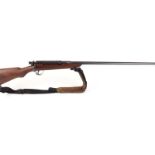 S1 .410 BSA bolt action single, 23¼ ins sighted barrel, 2½ ins chamber, 13½ ins stock, padded