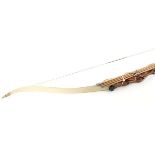 SF Archery Optima + 68 ins 18 lbs recurve bow with quantity of wooden and metal arrows and arm