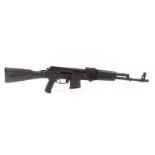 S1 .223 (rem) Saiga (Izhmash) straight pull tactical rifle, 34½ ins overall, adjustable ramp sights,