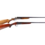 S2 12 bore single semi hammer, Spanish, 30 ins barrel, 3 ins chamber, chromed action, 14½ ins stock,