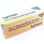 Lyman D7 reloading scales (metric)