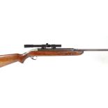 .22 BSA Airsporter Mk2 underlever air rifle, mounted 4x15 Pan Optik scope, no. GD8879 Purchasers
