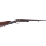 S58 16 bore Dreyse Patent needle fire double barrel sporting gun, 29 ins damascus barrels,