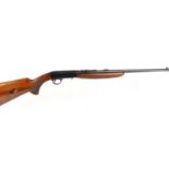 S1 .22 Browning semi automatic take down rifle, 19 ins threaded barrel, tube magazine, original