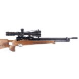 .177 Webley Venom pcp multi shot air rifle, 21 ins threaded barrel (capped), pistol grip thumbhole