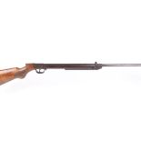 .177 Rabbit break barrel air rifle, open sights, steel butt plate, no.