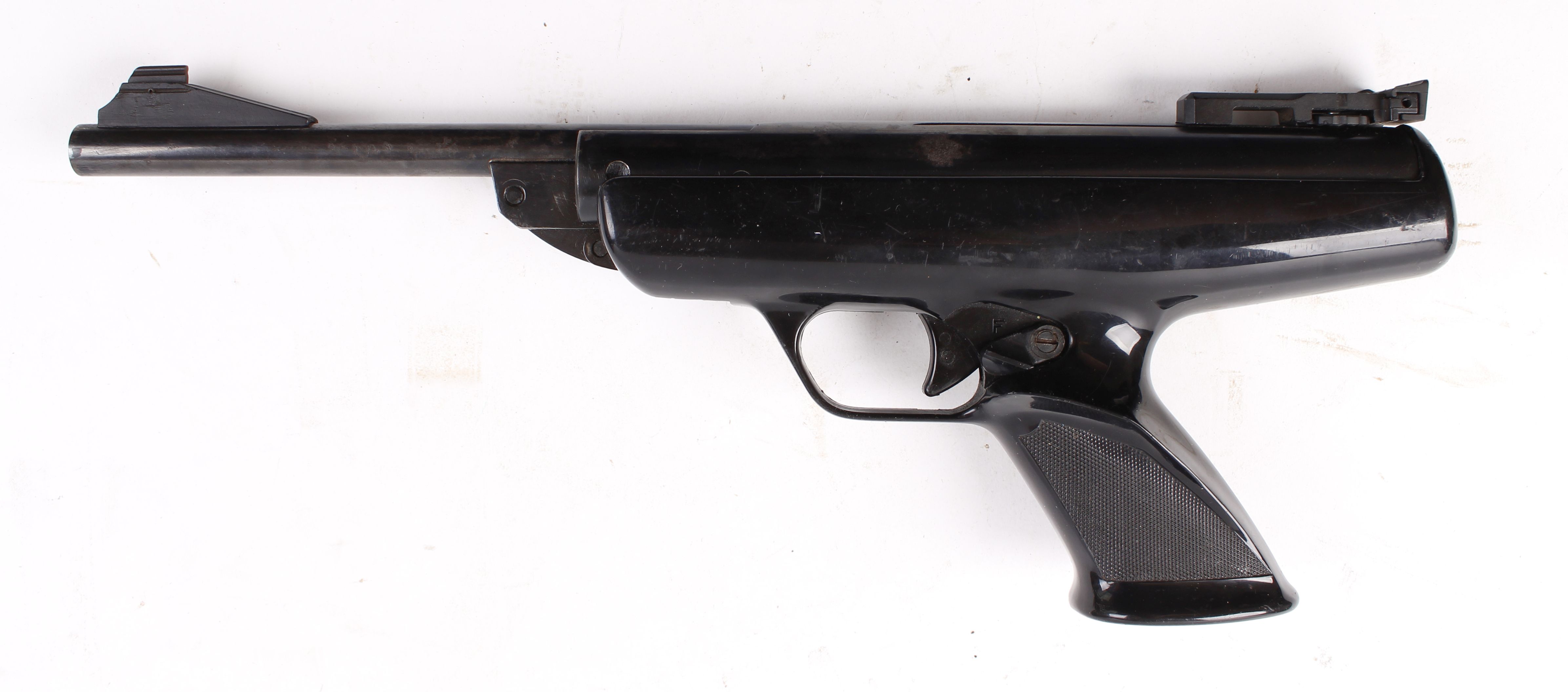 .177 BSA Scorpion break barrel air pistol, open sights, no. PA 12425 Purchasers Note: This Lot