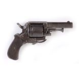 S58 .320(cf) Rook Belgian 6 shot revolver, double action, side gate loading, folding trigger,