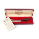 Buffalo Skinner presentation knife by Green River Knives, in presentation box with certificate