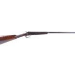S2 .410 semi hammer, 29½ ins two stage part octagonal barrel, the top flat inscribed H.E. AKRILL