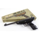 .177 Tex 086 break barrel air pistol, open sights, black plastic grips, boxed, no. 49944