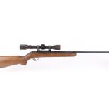 .177 BSA Cadet Major break barrel air rifle, mounted K4-W Weaver scope, no.