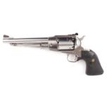 S1 .45 Ruger Remington Old Army black powder percussion revolver, 7½ ins stainless steel barrel, 6