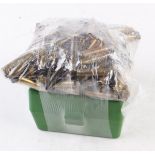 S1 100 x .223 (rem) soft point rifle cartridges together with 140 once fired cases Purchasers