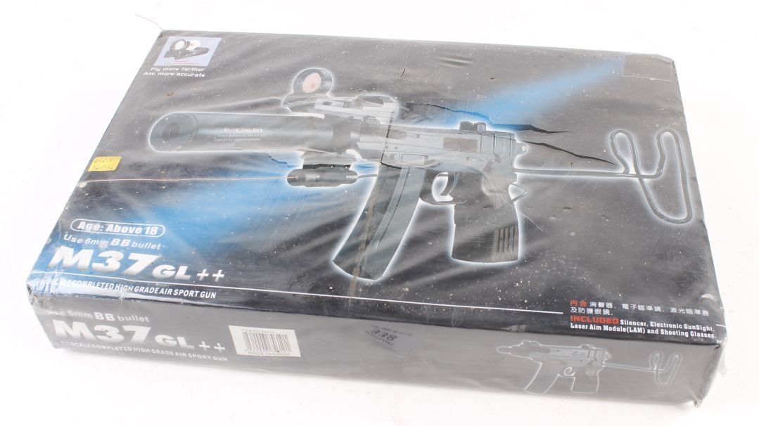 Boxed 6mm M37GL++ BB gun by VB Sport CONDITION REPORT & NOTICES Purchasers Note: