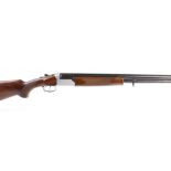 S2 12 bore Gamba over and under, ejector, 27½ ins ventilated barrels, full & ½, file cut