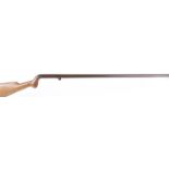 S58 28 bore Days Patent percussion walking stick shotgun, 28¼ ins brown painted turn off barrel,