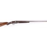 S2 12 bore single barrel wildfowling gun by Duerden, 30 ins nitro proof damascus twist barrel, cyl