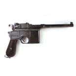 S5 7.63mm Mauser C96 Small Ring Broomhandle pistol, no. 354528 Section 5 licence required Purchasers