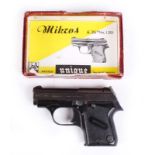 S5 6.35mm Micros Unique automatic pistol, boxed with instructions, no. 743973 Section 5 licence