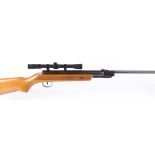 .22 Relum break barrel air rifle, mounted Hawke scope, no. 81771 Purchasers Note: This Lot cannot be