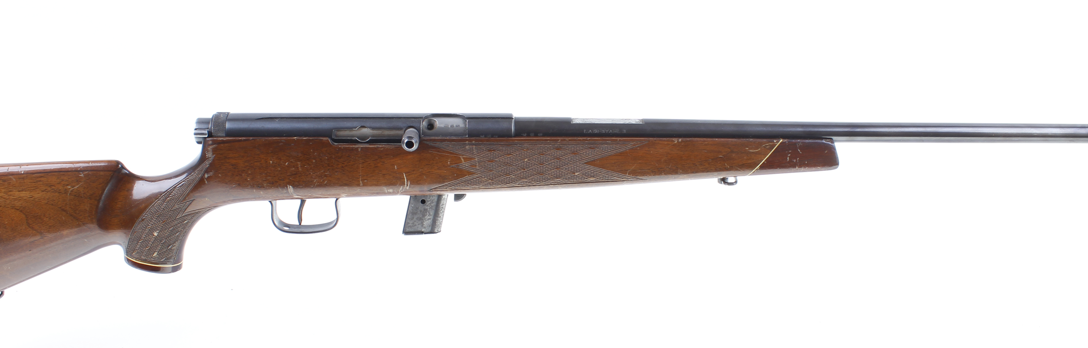S1 .22 Voere (Austria) 'Laufstahl 3' semi automatic rifle, 21½ ins barrel (sights removed), 10