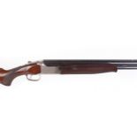 (S2) 12 bore Browning GTI over and under, ejector, 31 ins ventilated barrels, ½ & ¼ Teague chokes,