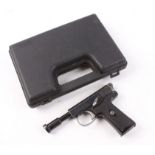 (S5) 7.65mm (.32) Webley & Scott Humane Killer semi automatic pistol, no. 161460 Section 5 licence