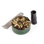 12 bore - .22 blank firing chamber conversion with extractor and quantity of blanks [Purchasers