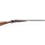 (S2) 12 bore boxlock non ejector by AYA, 28 ins chopper lump barrels, ½ & full, 70mm chambers,