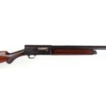 (S2) 12 bore Browning A5 semi automatic, 3 shot, 30½ ins barrel, full choke, solid rib, 2¾ ins