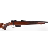 (S1) .222 (rem) CZ Model 527 bolt action rifle, 24 ins screw cut barrel, 5 shot magazine, scope