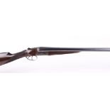 (S2) 12 bore boxlock ejector by Webley & Scott Model 700, 26 ins barrels inscribed Webley & Scott