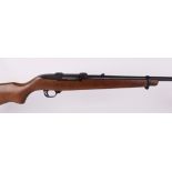 (S1) .22 (win mag) Ruger 10/22 semi automatic rifle, 18½ ins barrel, open sights, 10 shot rotary