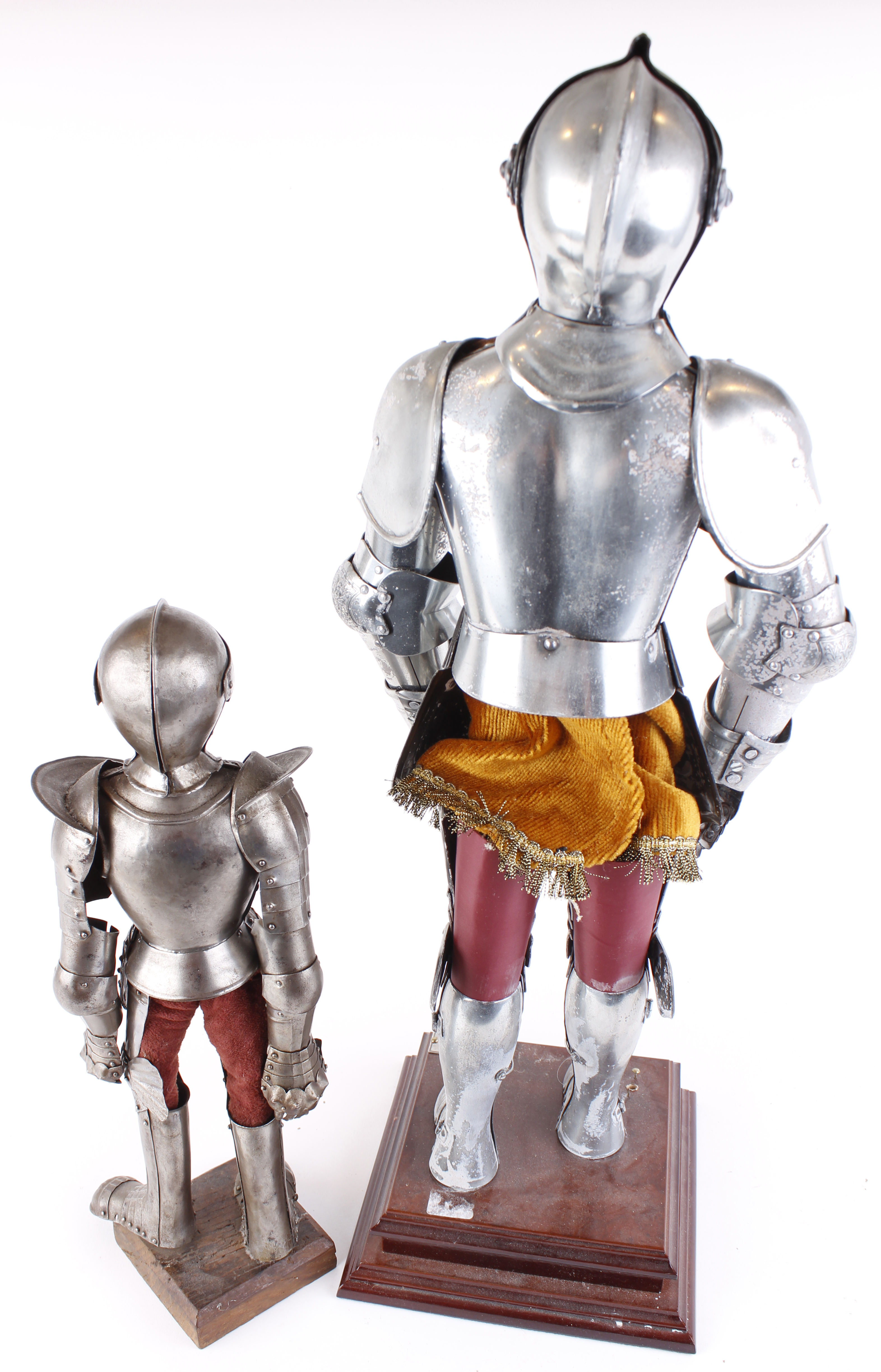 16th Century style fully articulated miniature suit of armour by Marto (Spain), h.25 ins, together - Image 3 of 14