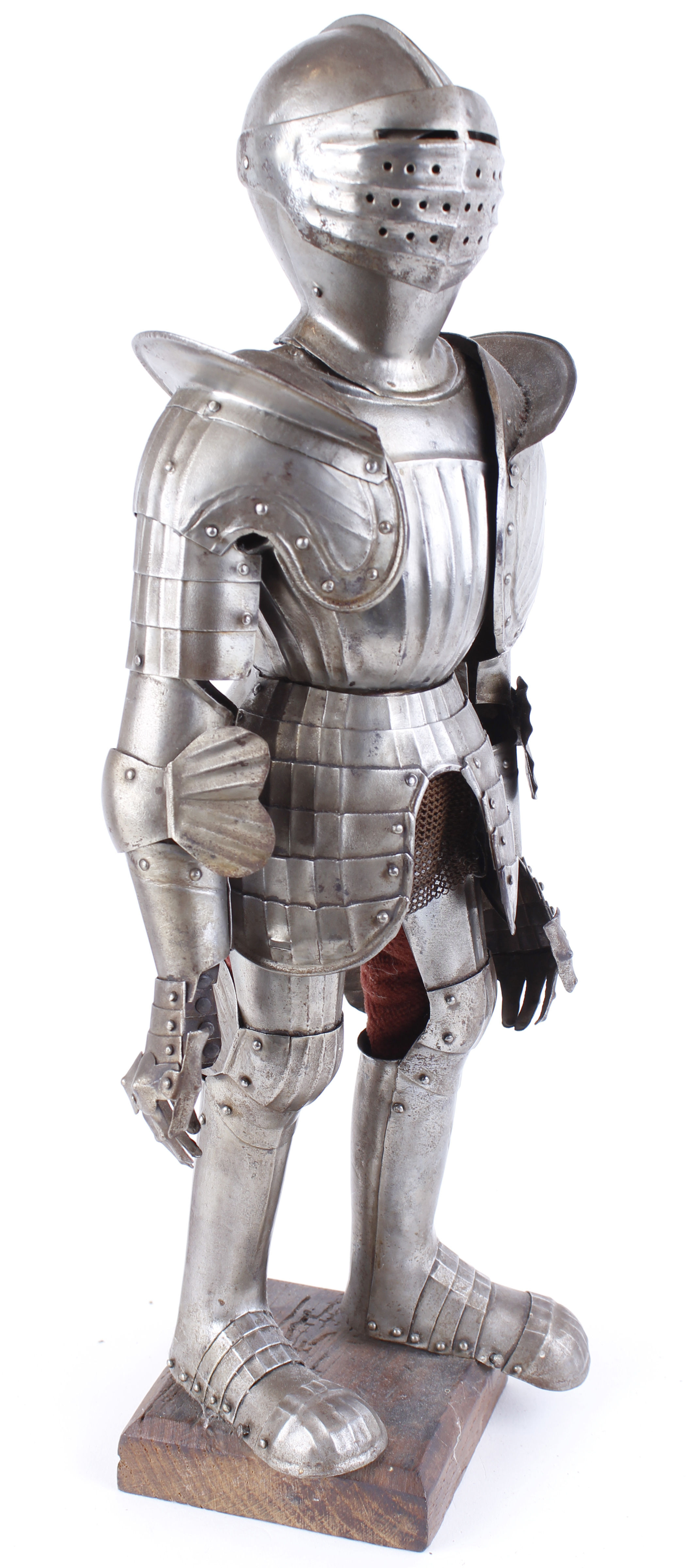 16th Century style fully articulated miniature suit of armour by Marto (Spain), h.25 ins, together - Image 5 of 14