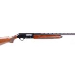 (S2) 12 bore Browning B-80 semi automatic, 3 shot, 32 ins full choke barrel, rise and fall file