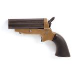 (S58) .30 (rf) Tipping & Lawden Sharps Patent Four Barrel Derringer, a cluster of four 3 ins