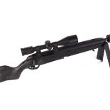 (S1) .243 (win) Steyr Scout bolt action rifle, 20½ ins part fluted threaded barrel (T8 over barrel