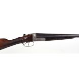 (S2) 12 bore boxlock ejector by Charles Boswell, 28 ins sleeved barrels, ¼ & full, 2½ ins