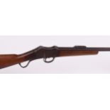 (S1) .22 Greener Martini action rifle, 26½ ins barrel stamped W. W. GREENER MAKER BIRMINGHAM and