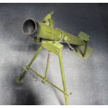 British Army practice mortar launcher, c.1980